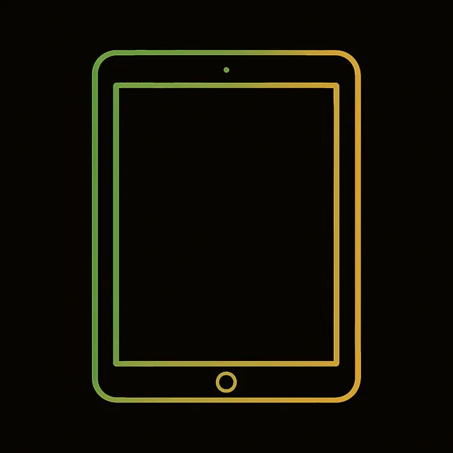 Ilustração de um tablet